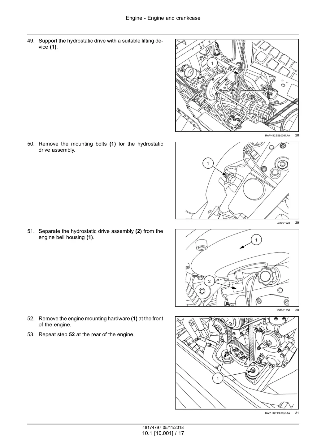 engine engine and crankcase 14