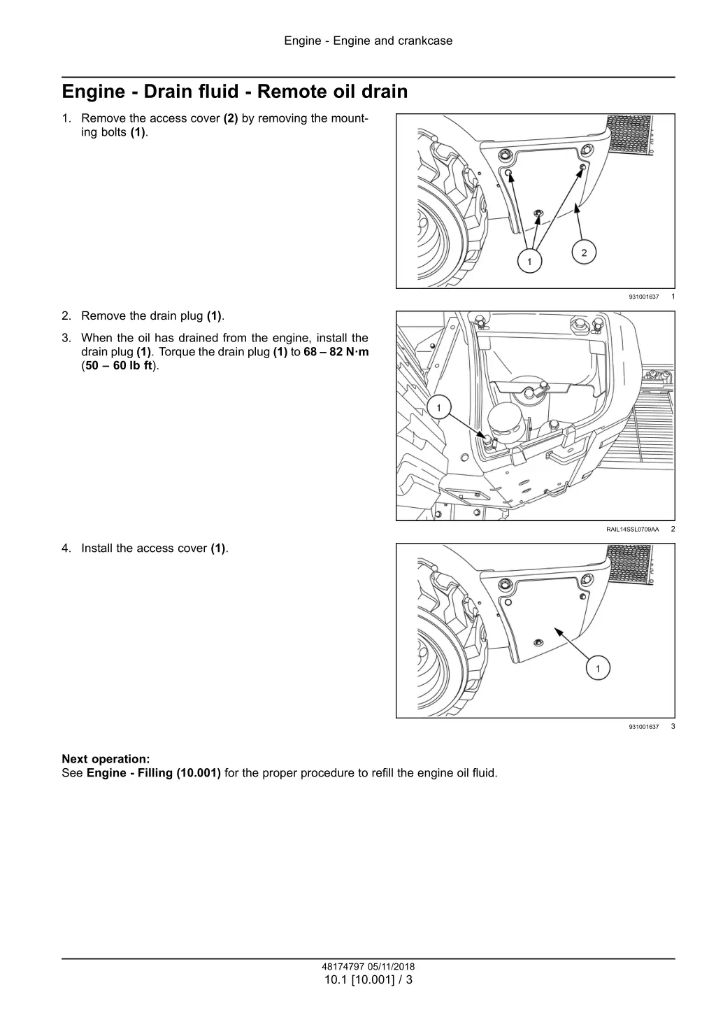 engine engine and crankcase