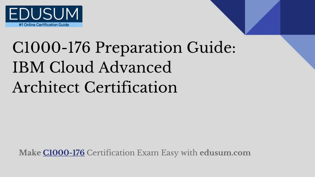 c1000 176 preparation guide ibm cloud advanced