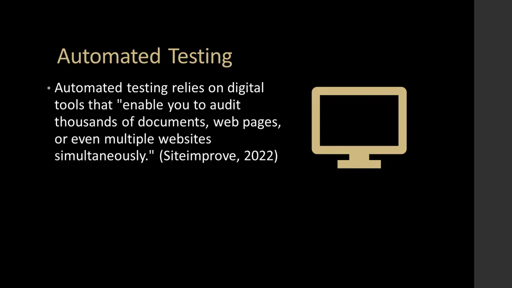 automated testing