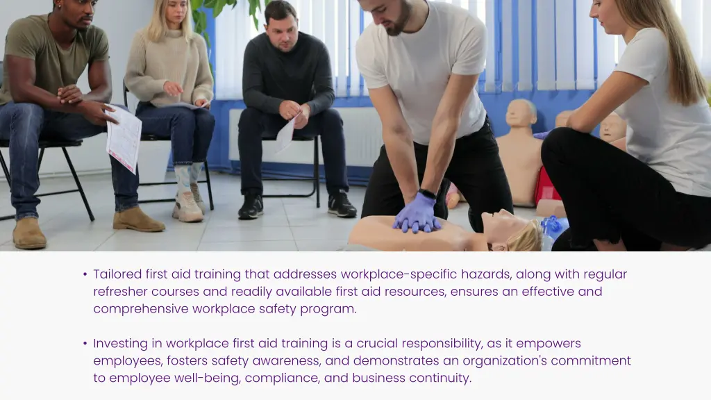 tailored first aid training that addresses