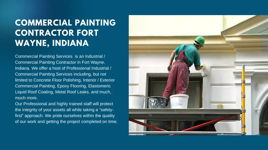 commercial painting contractor fort wayne indiana