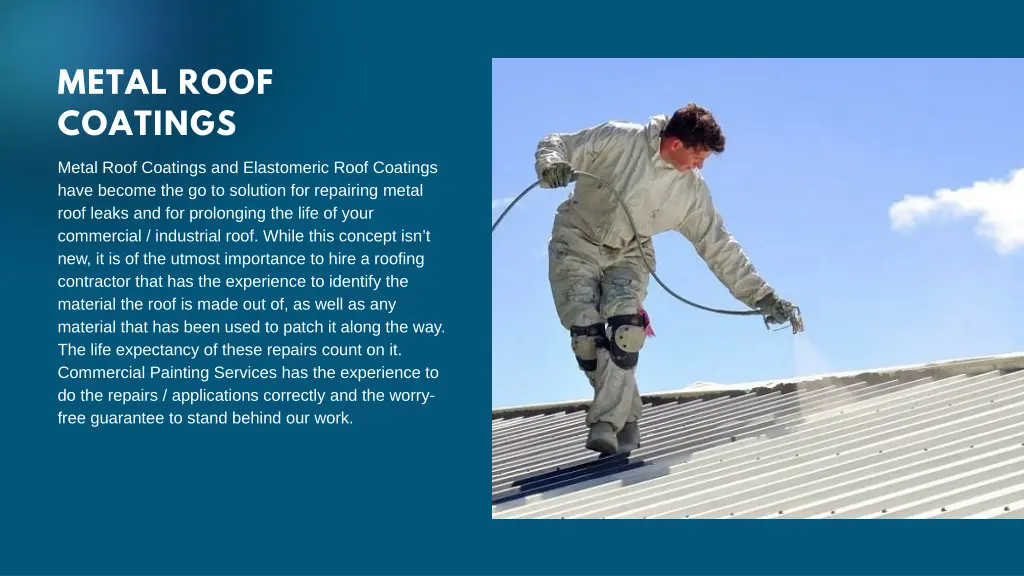 metal roof coatings