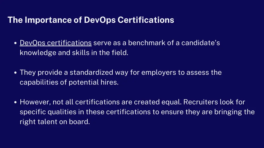 the importance of devops certifications