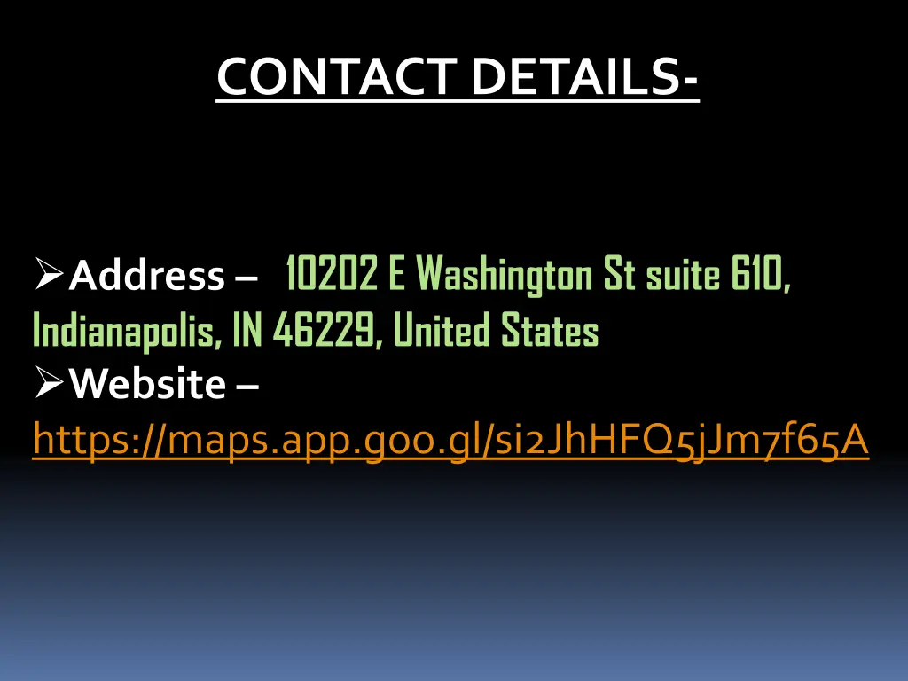 contact details