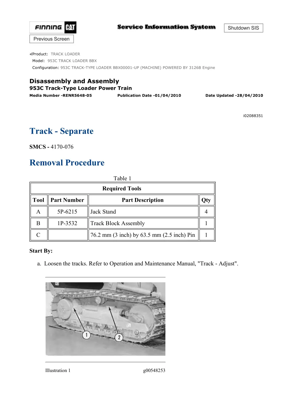 953c track type loader bbx00001 up machine 12