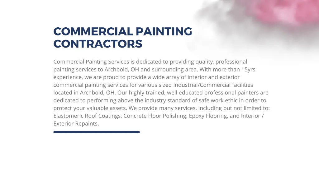 commercial painting contractors