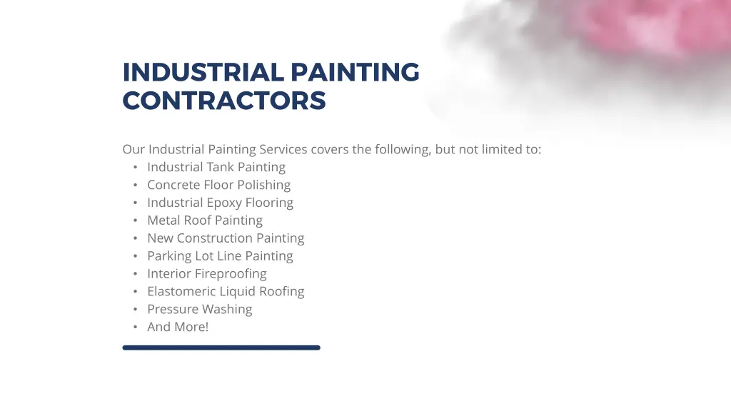 industrial painting contractors