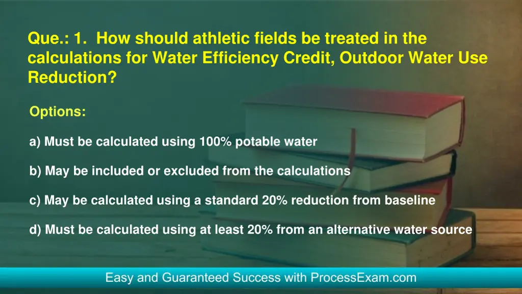 que 1 how should athletic fields be treated