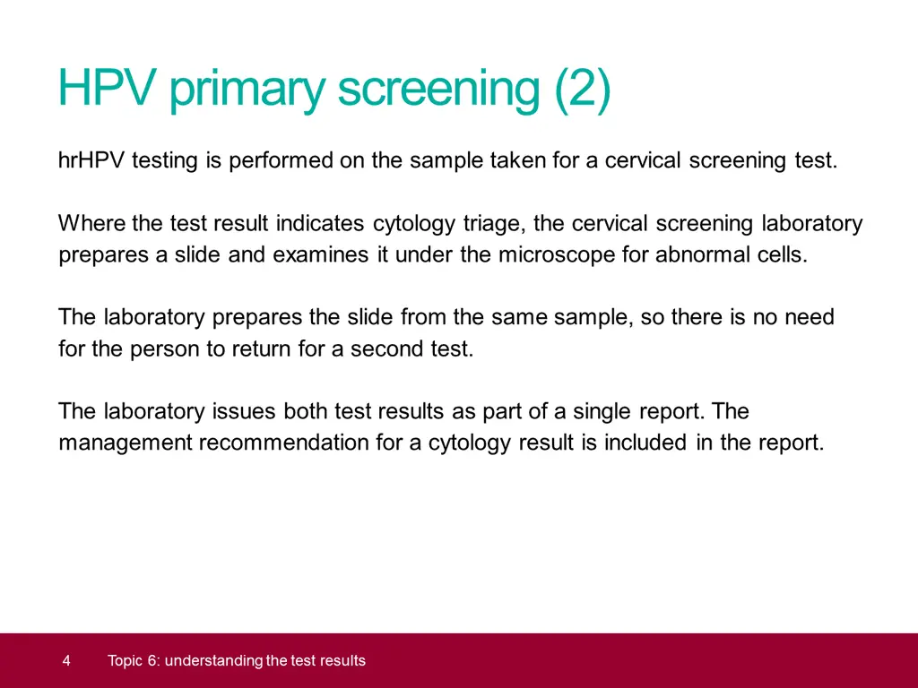 hpv primary screening 2