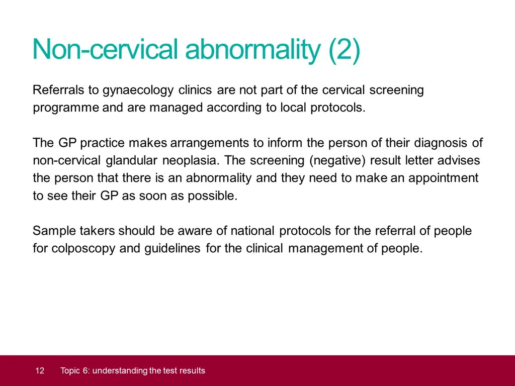 non cervical abnormality 2
