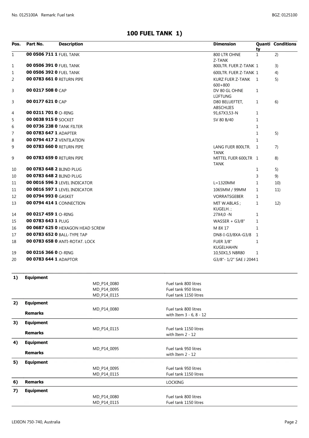 no 0125100a remark fuel tank 1