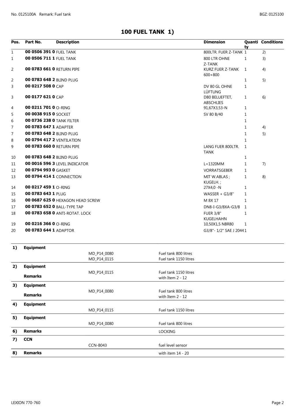 no 0125100a remark fuel tank 1