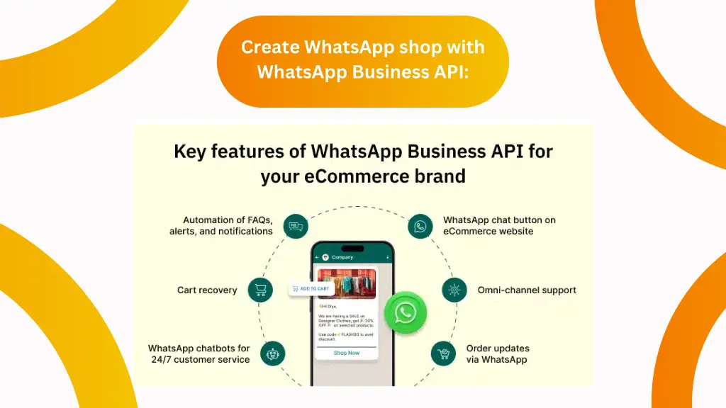 create whatsapp shop with whatsapp business api