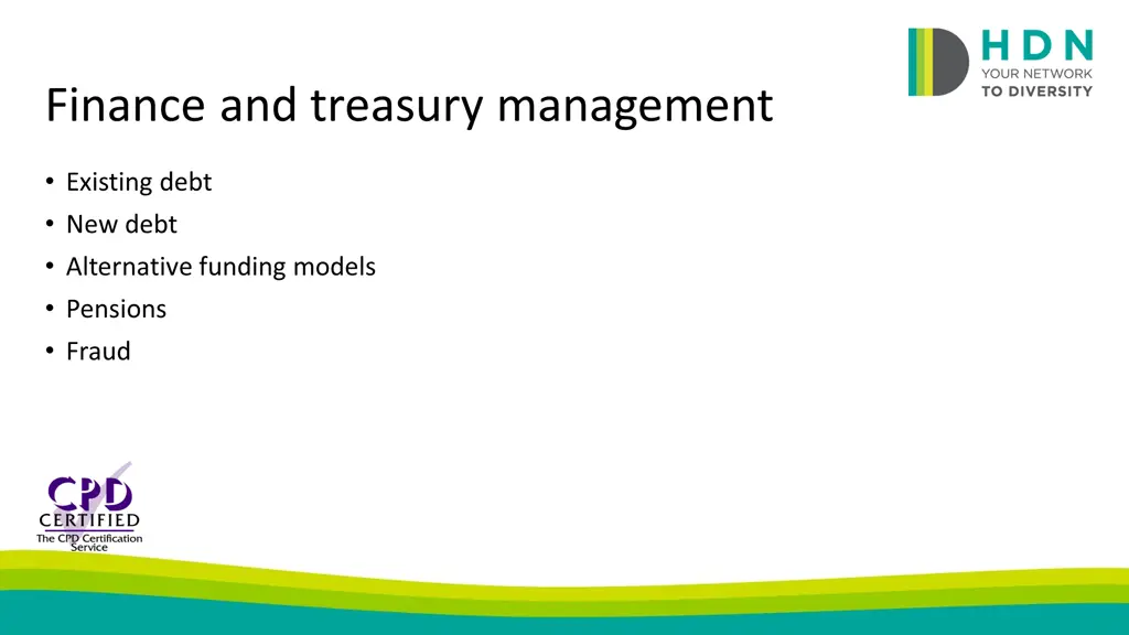 finance and treasury management