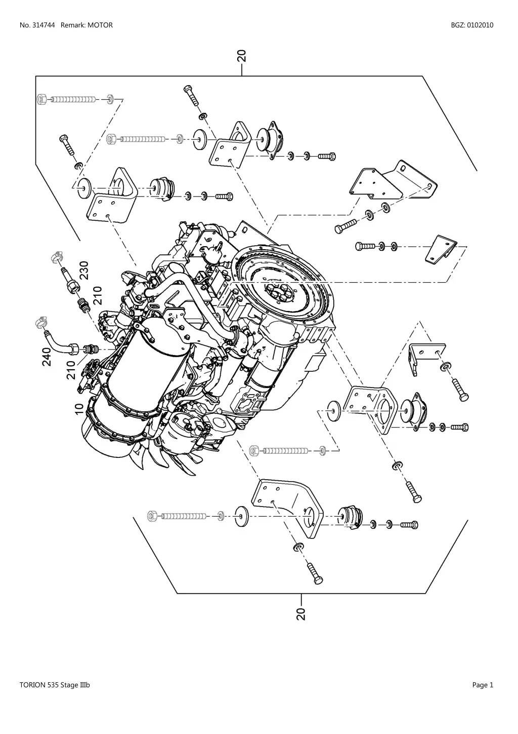 no 314744 remark motor