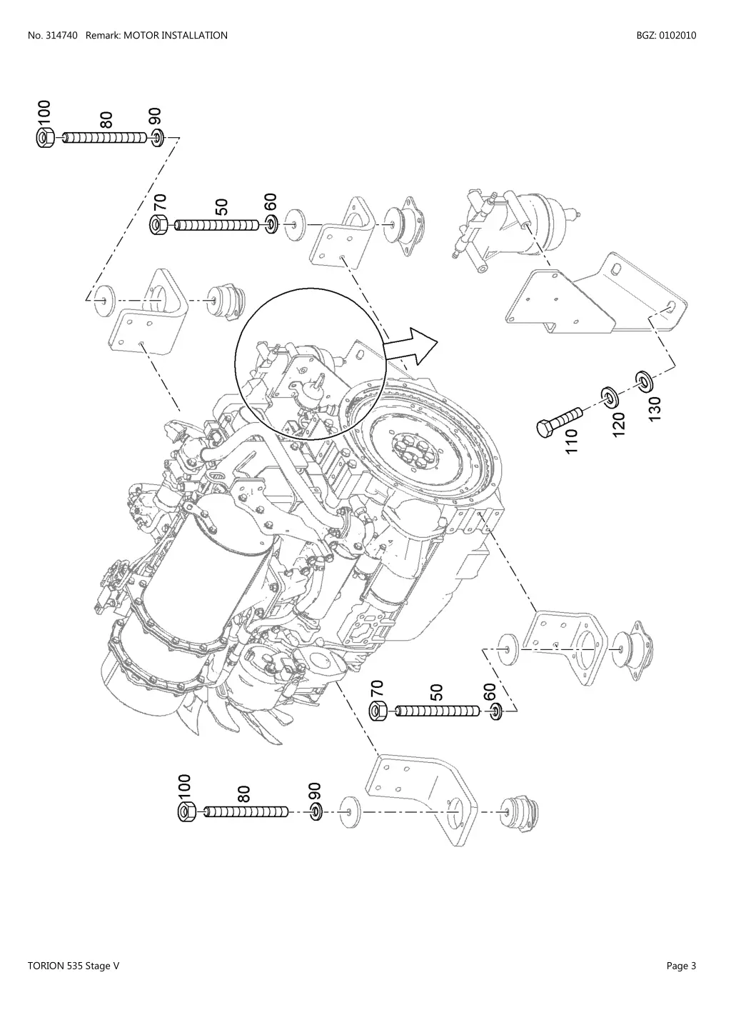 no 314740 remark motor installation 2