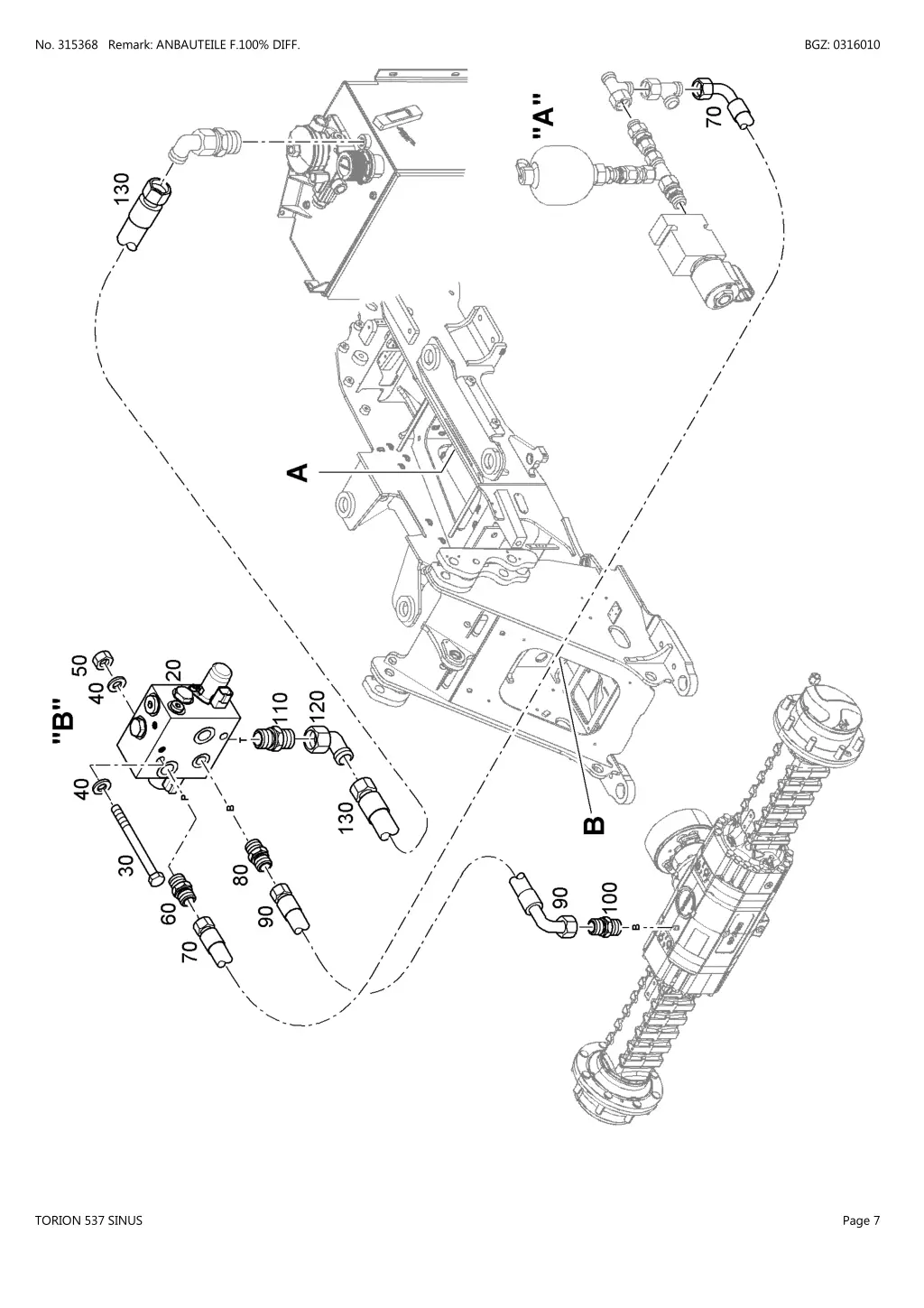 no 315368 remark anbauteile f 100 diff