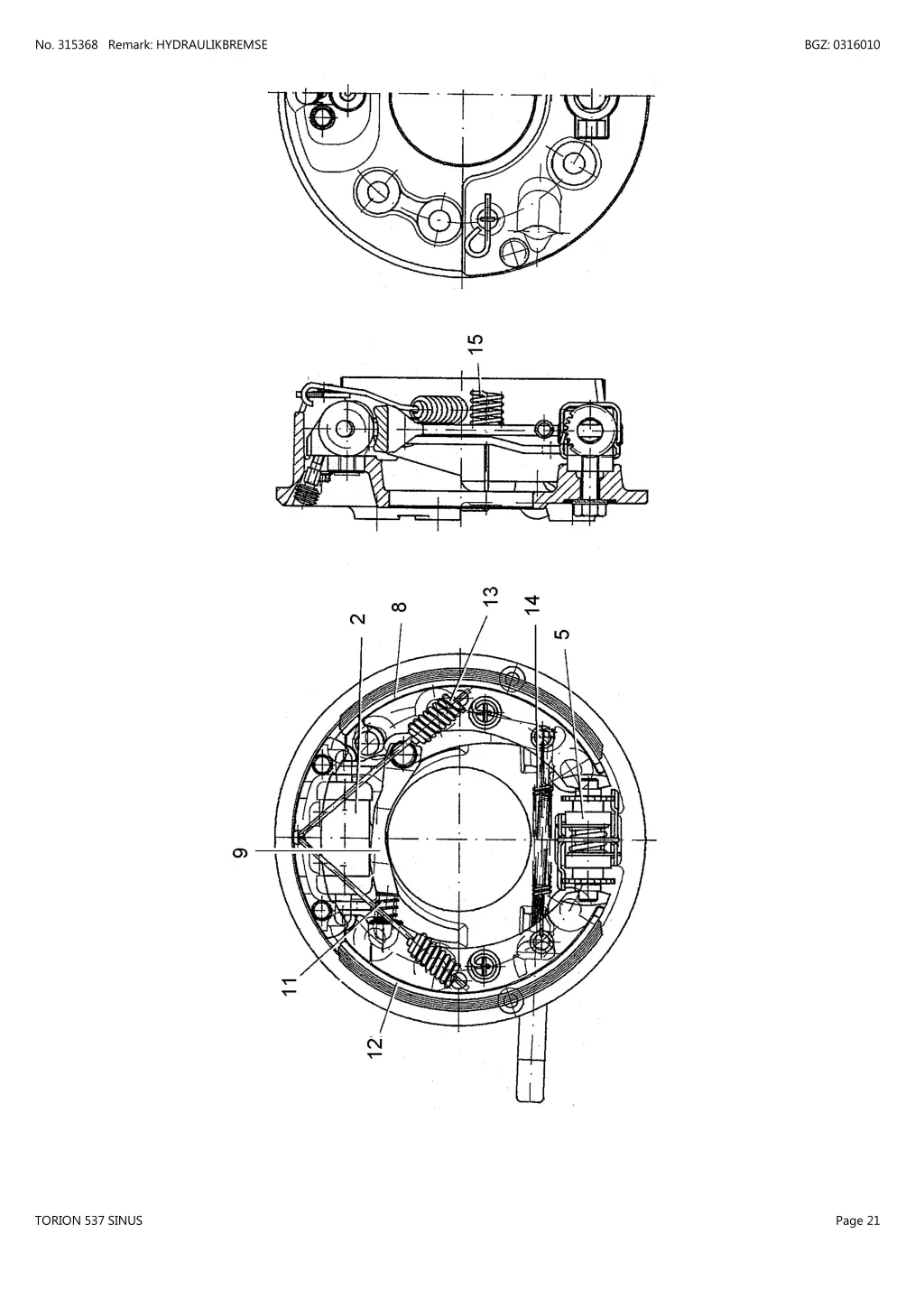 no 315368 remark hydraulikbremse