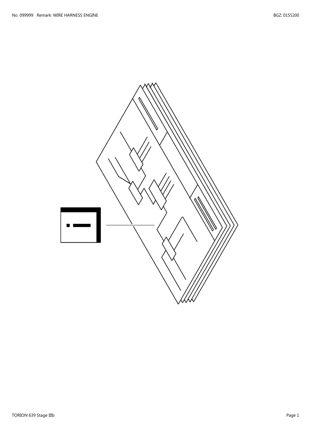 no 099999 remark wire harness engine