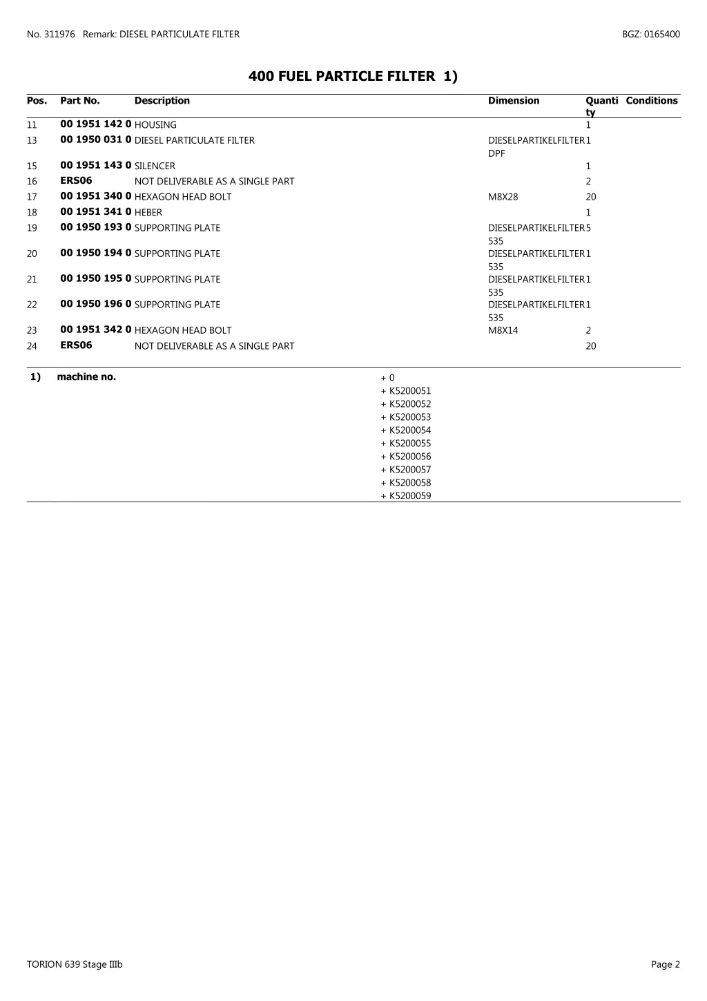 no 311976 remark diesel particulate filter 1