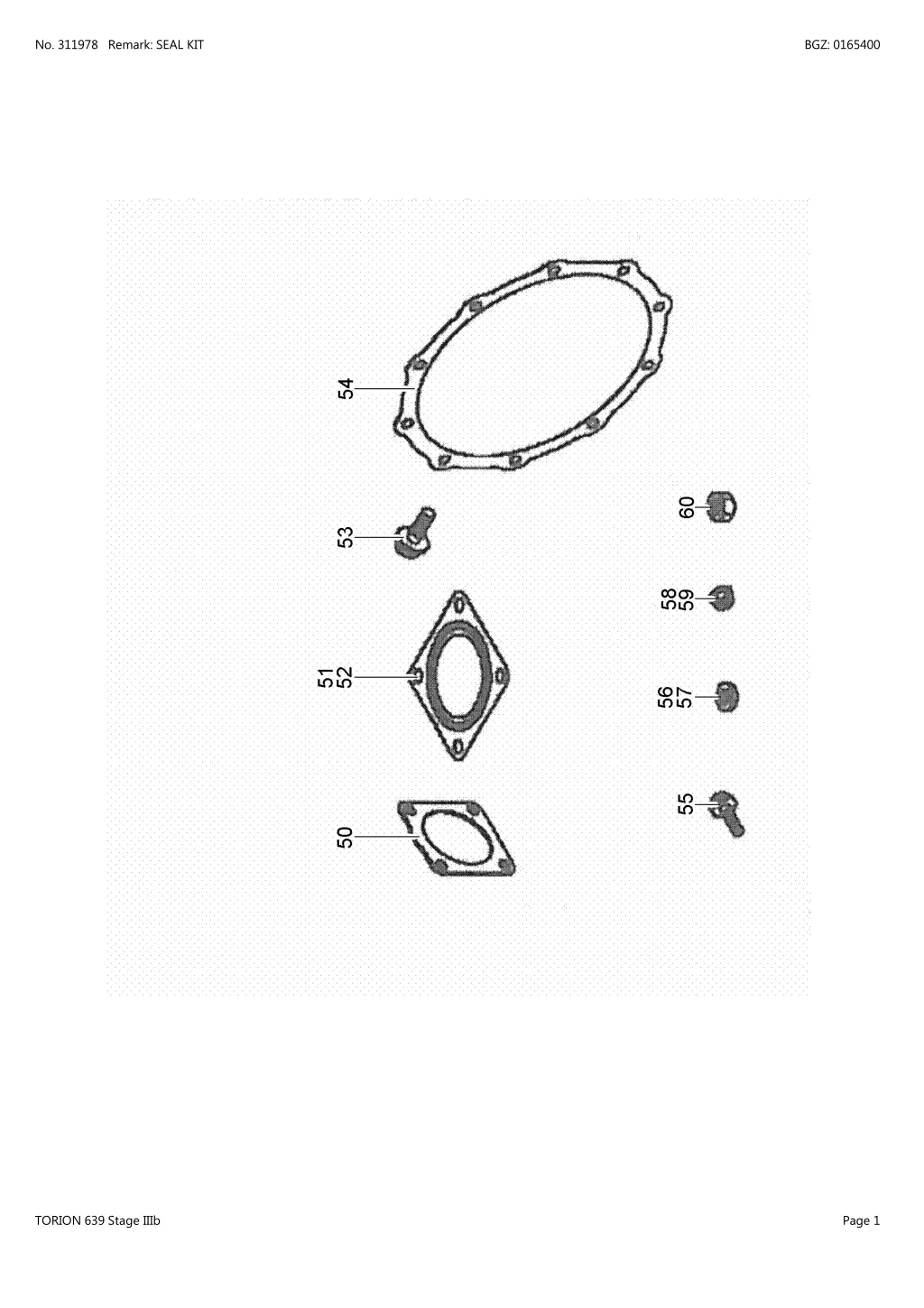 no 311978 remark seal kit