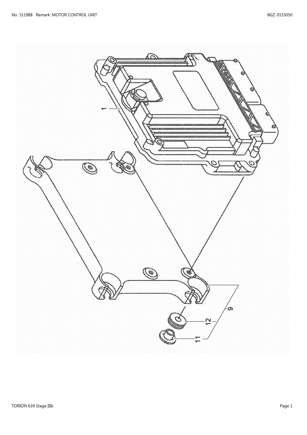 no 311988 remark motor control unit