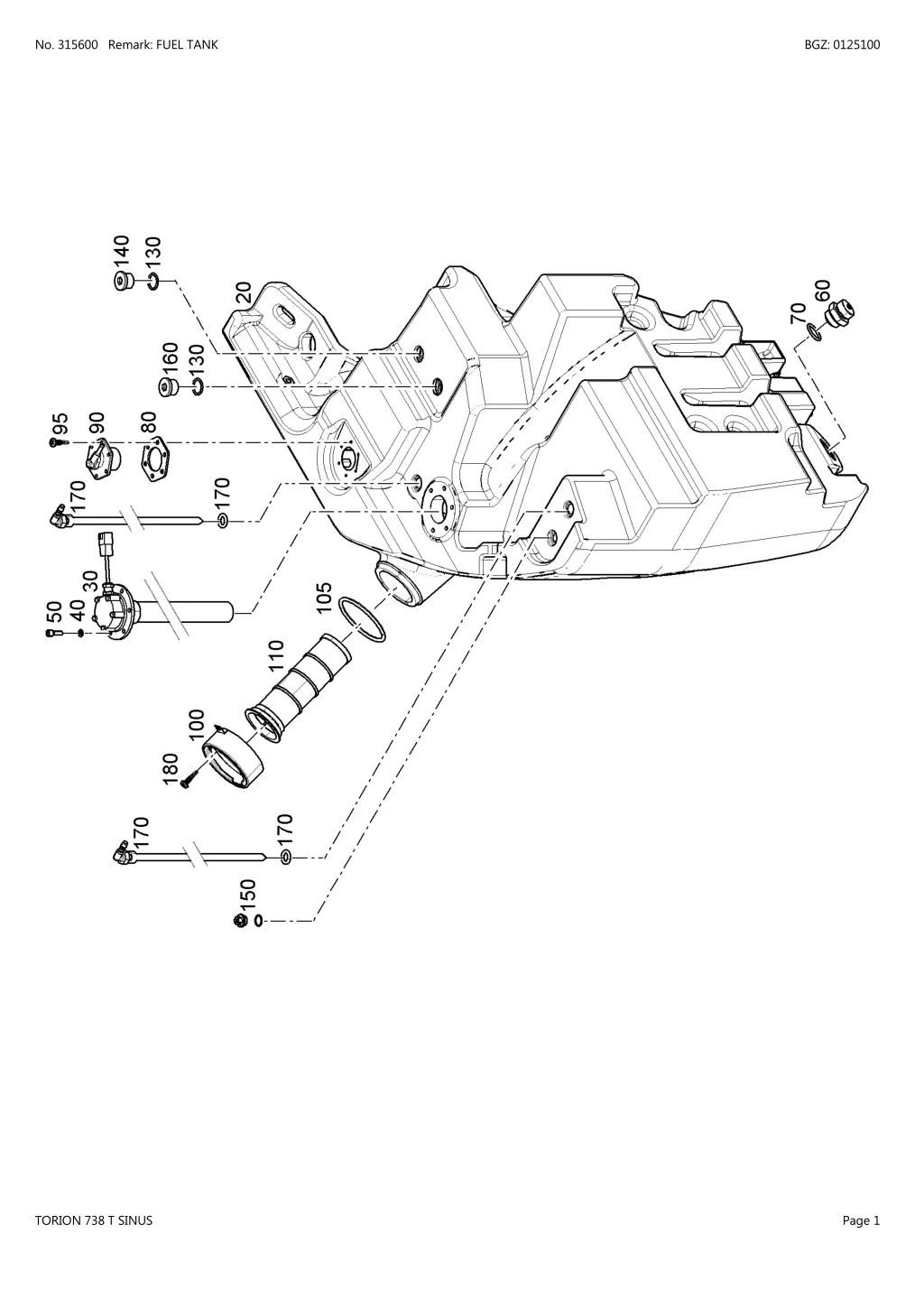 no 315600 remark fuel tank