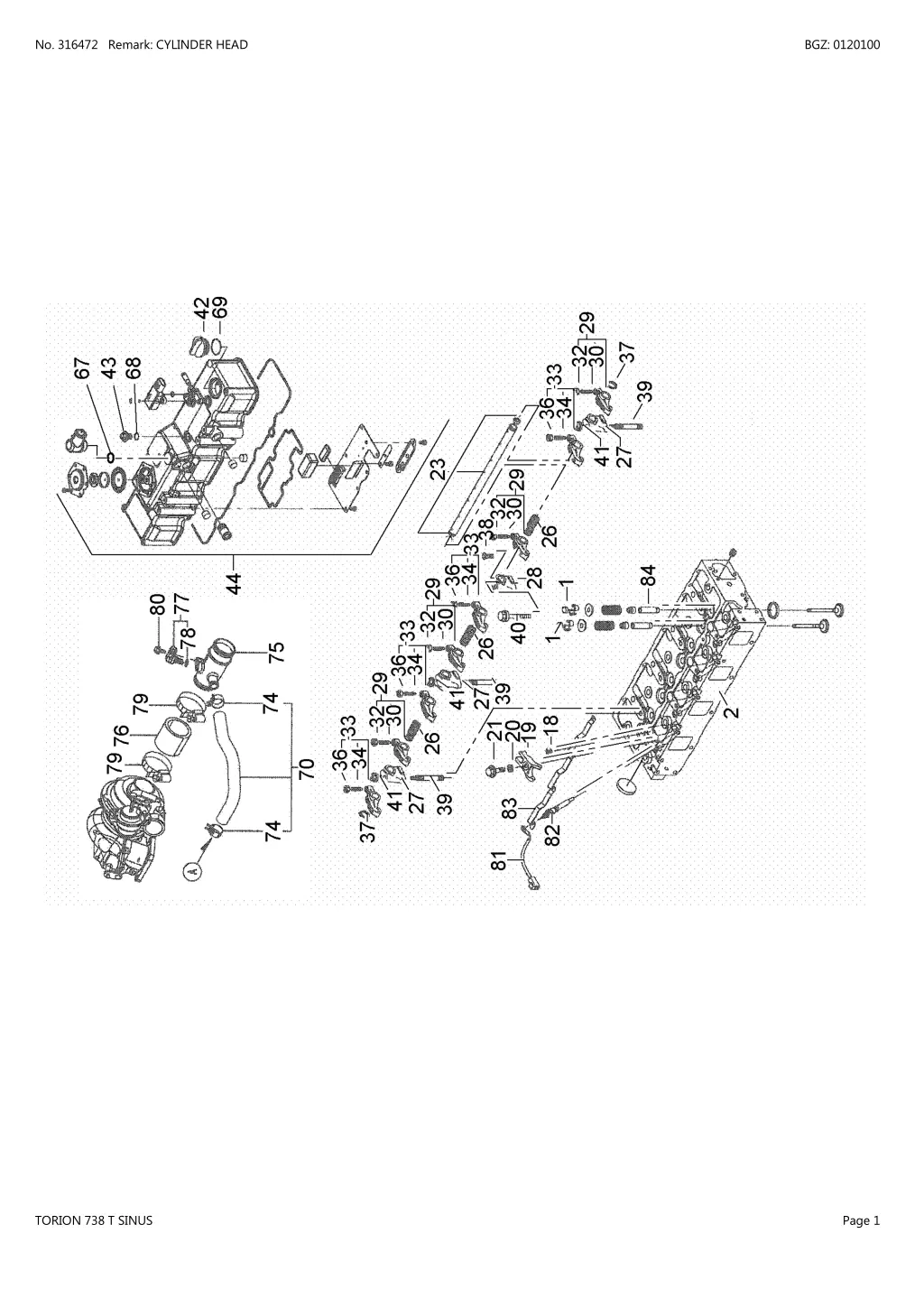 no 316472 remark cylinder head