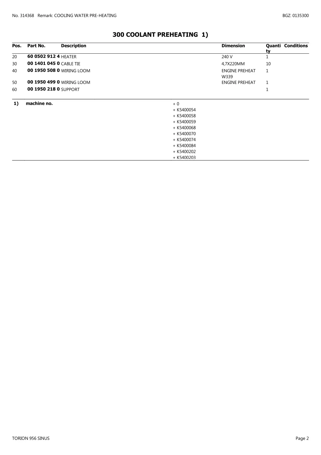 no 314368 remark cooling water pre heating 1