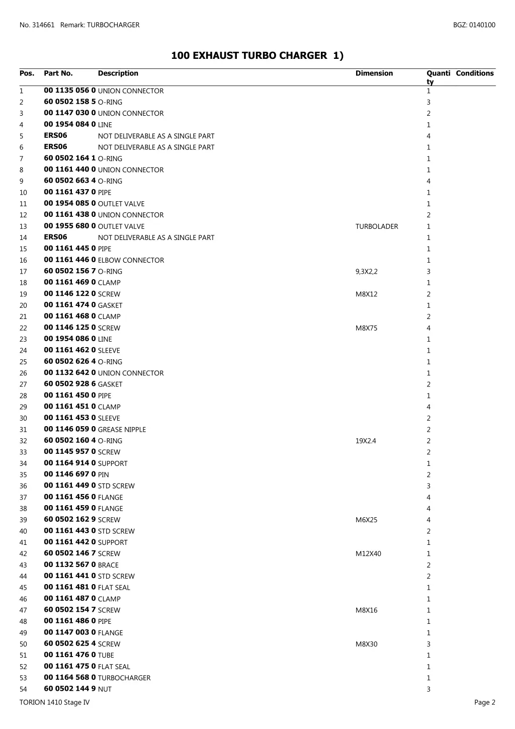 no 314661 remark turbocharger 1