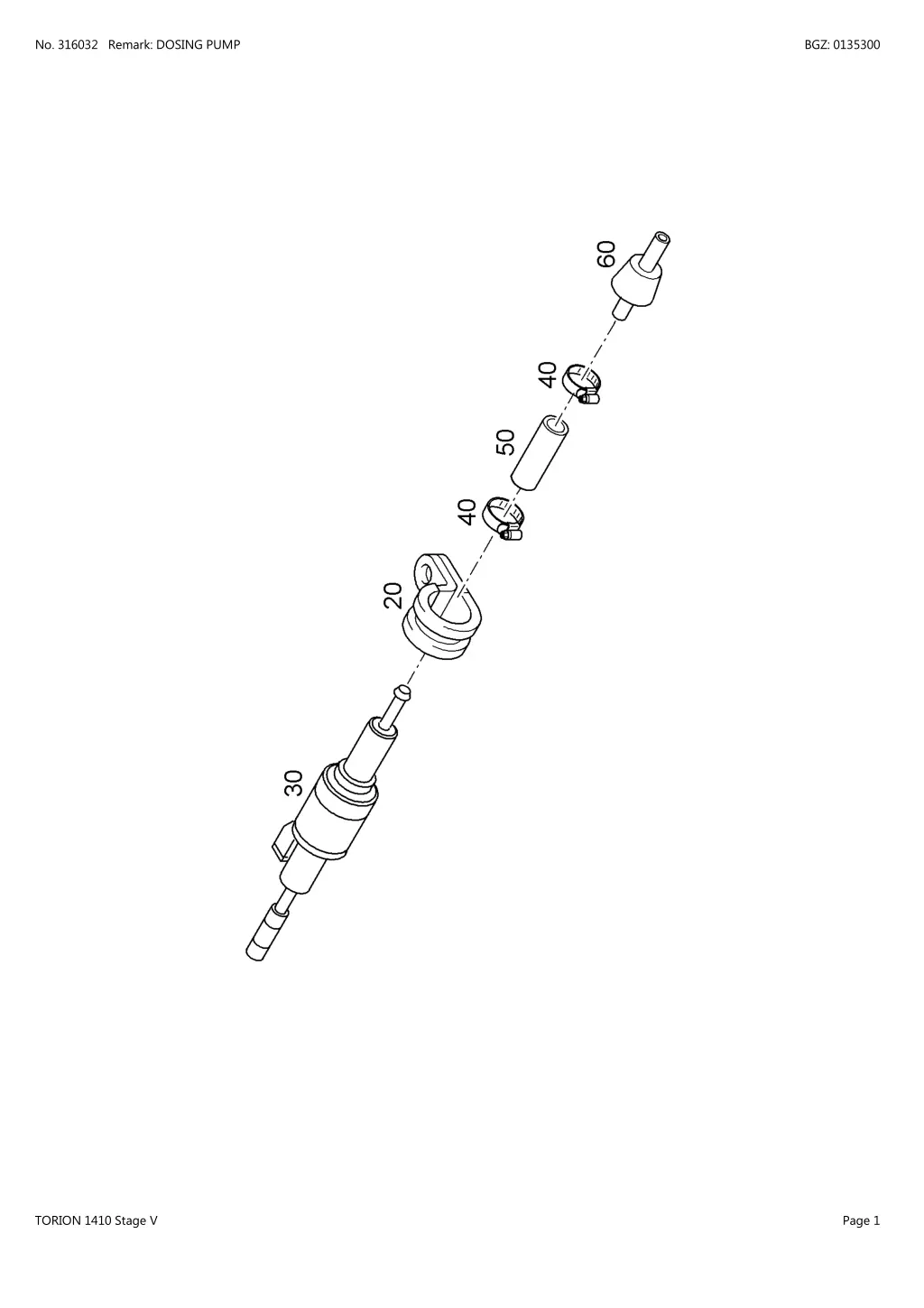 no 316032 remark dosing pump