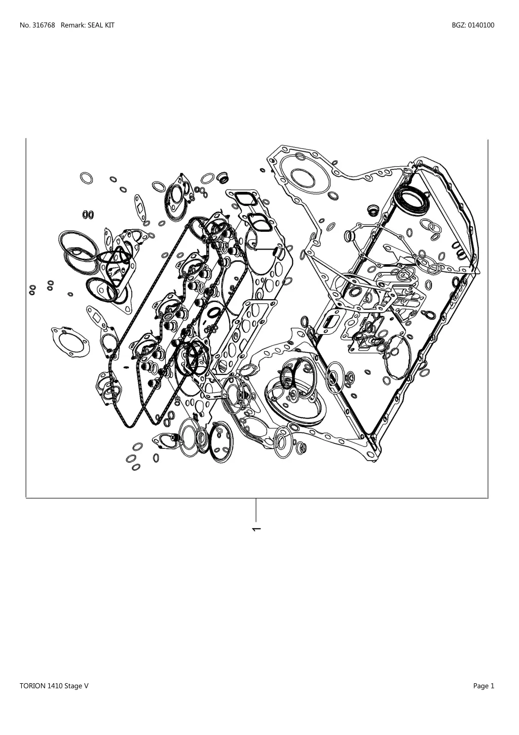 no 316768 remark seal kit