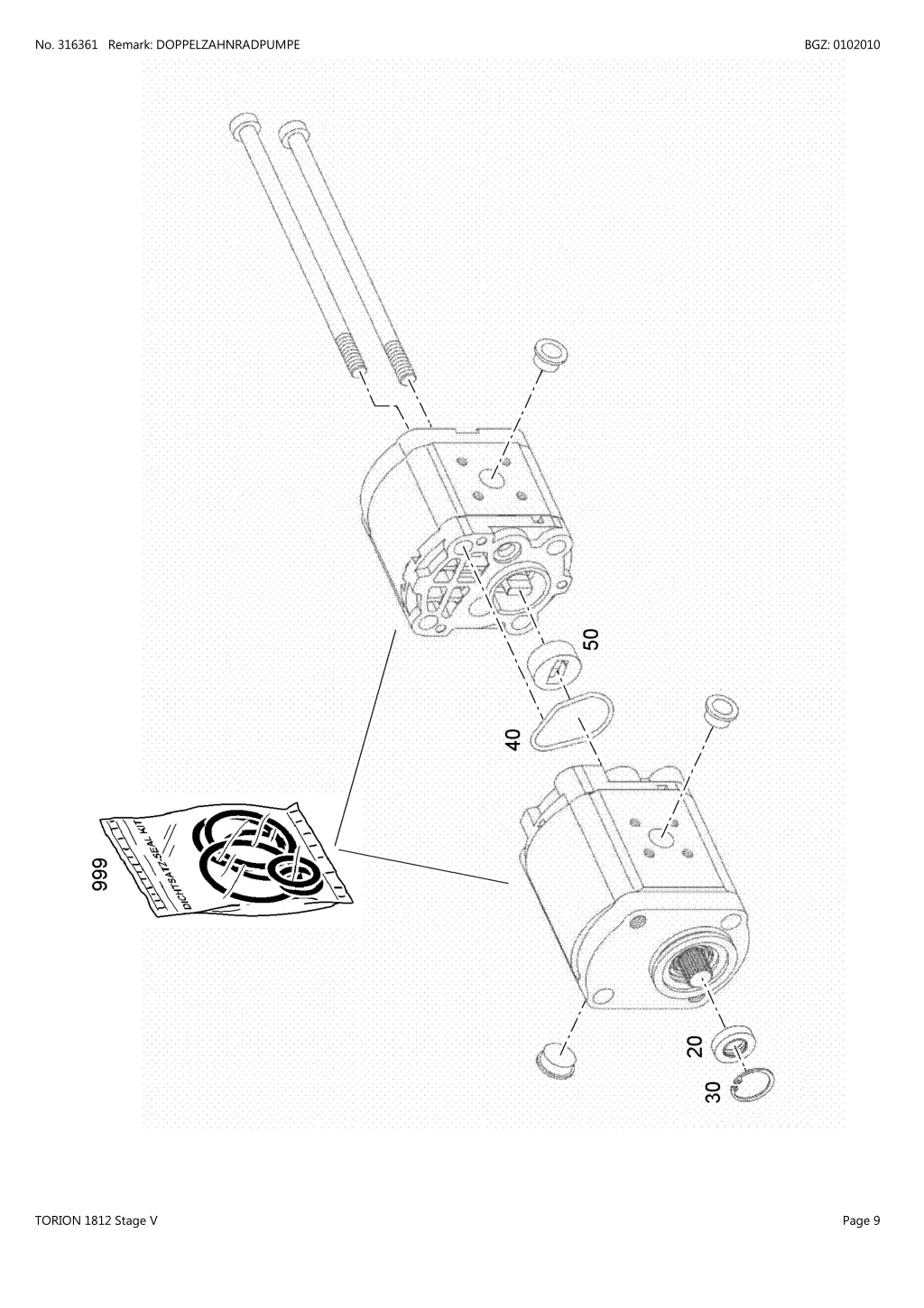 no 316361 remark doppelzahnradpumpe