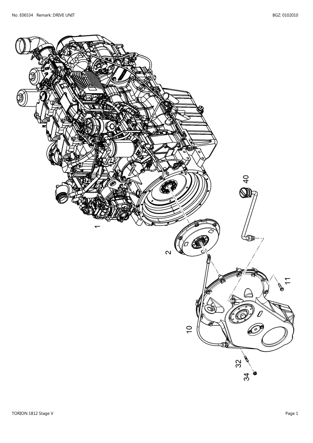 no e06534 remark drive unit