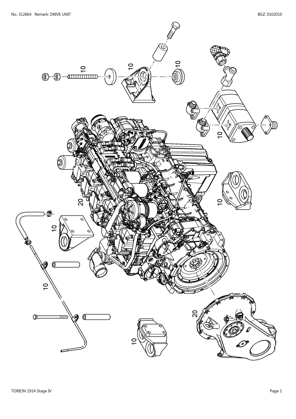 no 312664 remark drive unit 2