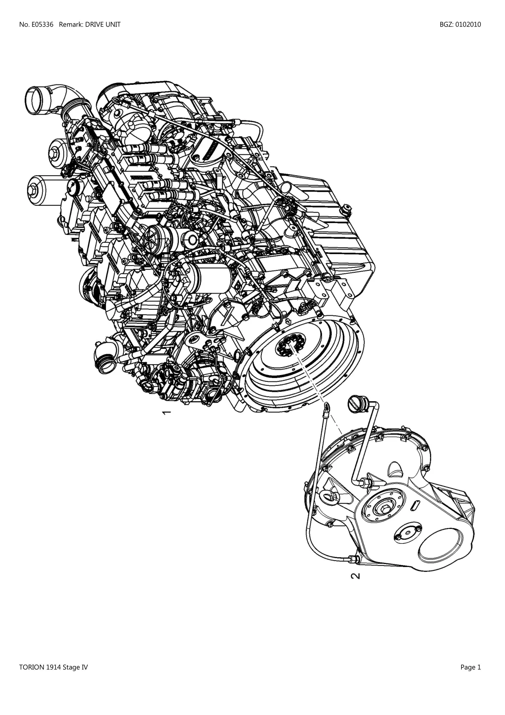 no e05336 remark drive unit