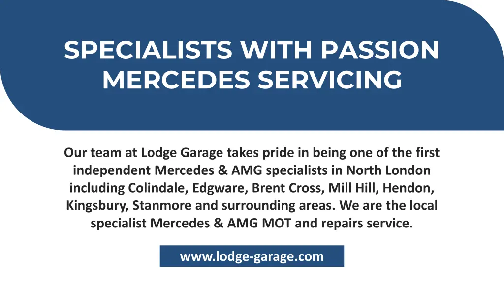 specialists with passion mercedes servicing