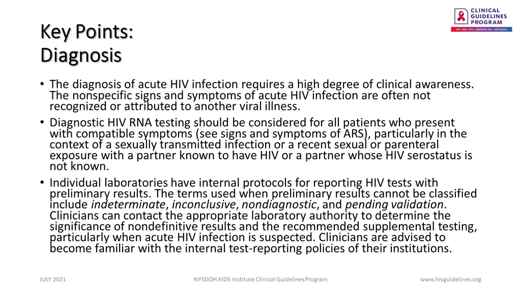 key points key points diagnosis diagnosis