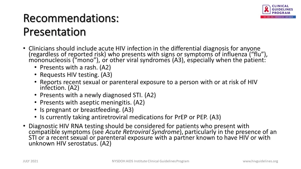 recommendations recommendations presentation