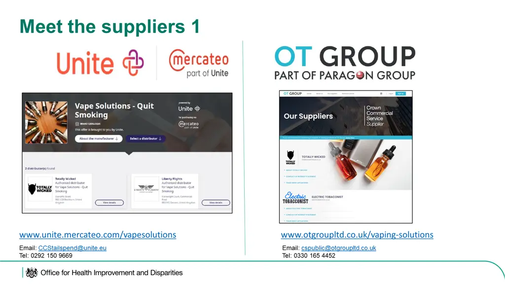 meet the suppliers 1