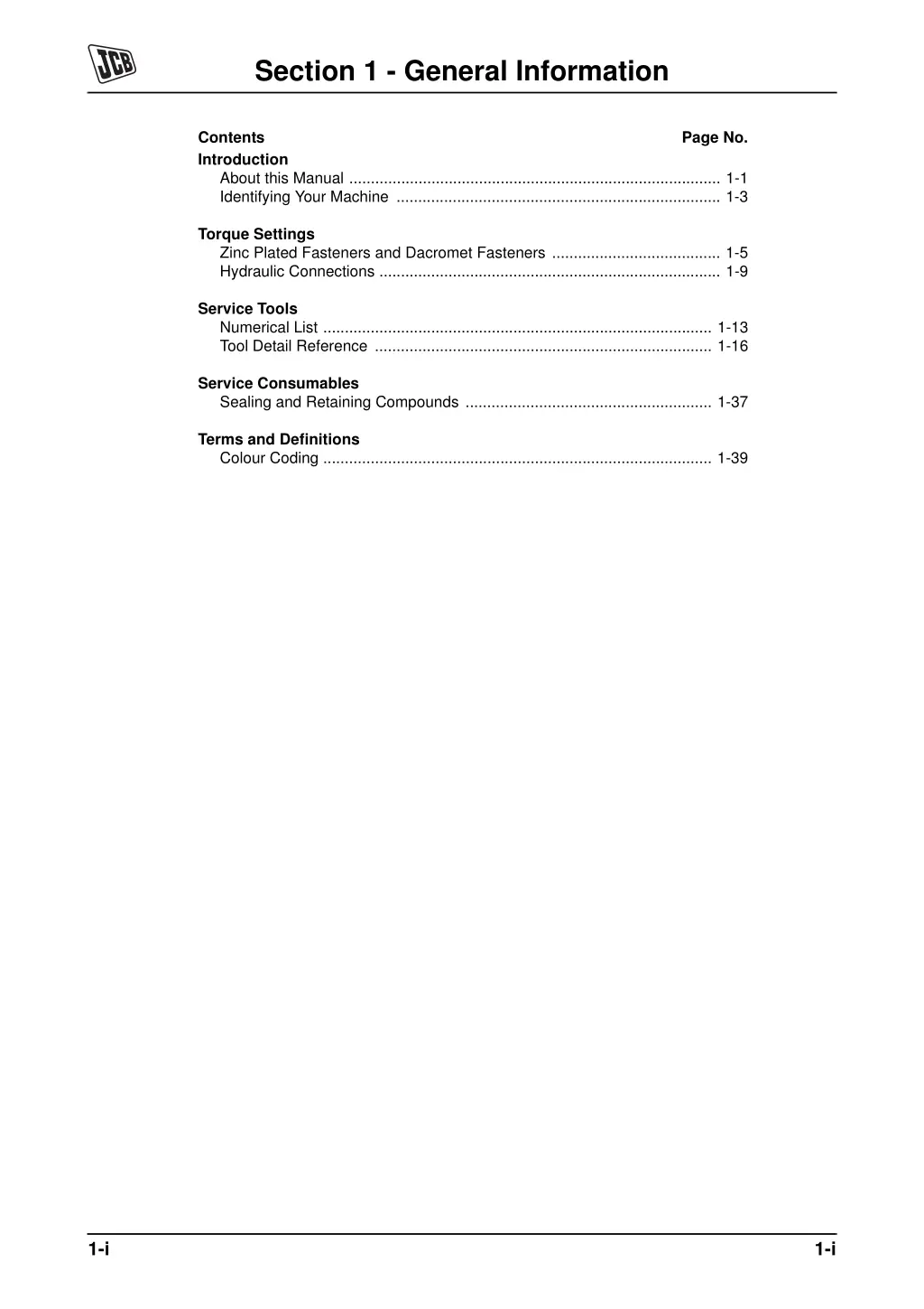 section 1 general information