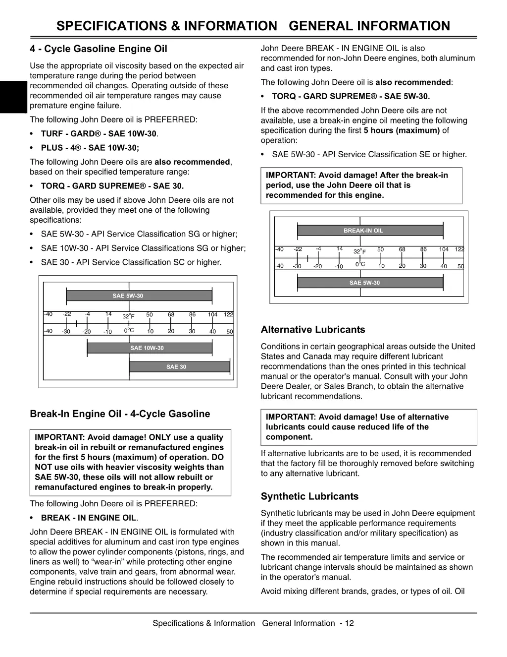 specifications information general information 1