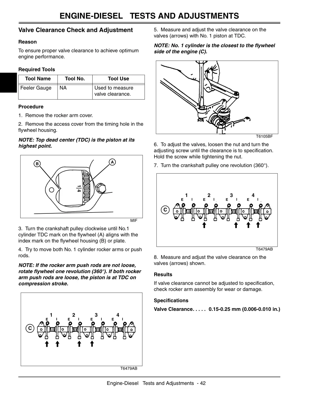 engine diesel tests and adjustments 2