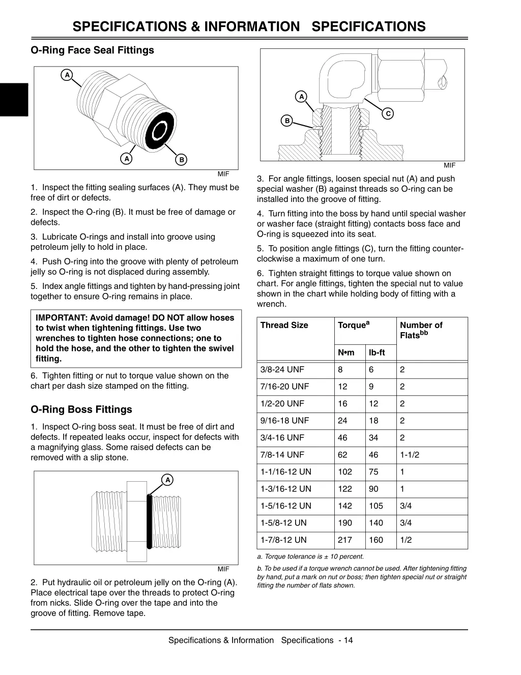 specifications information specifications 5