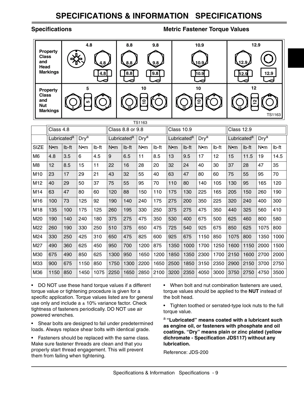 specifications information specifications