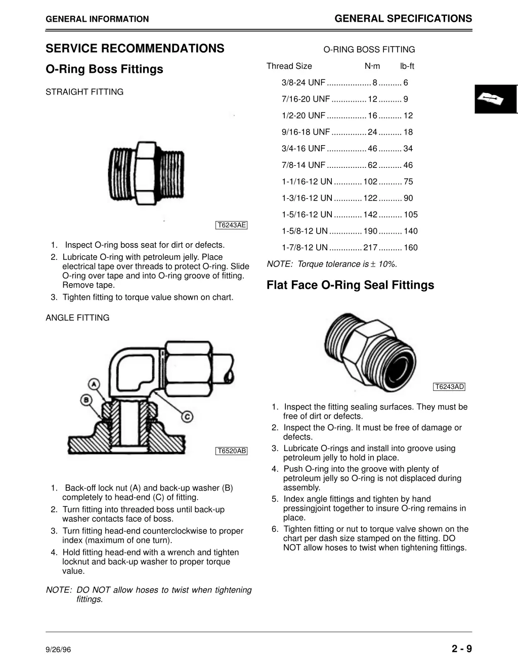 general specifications 6