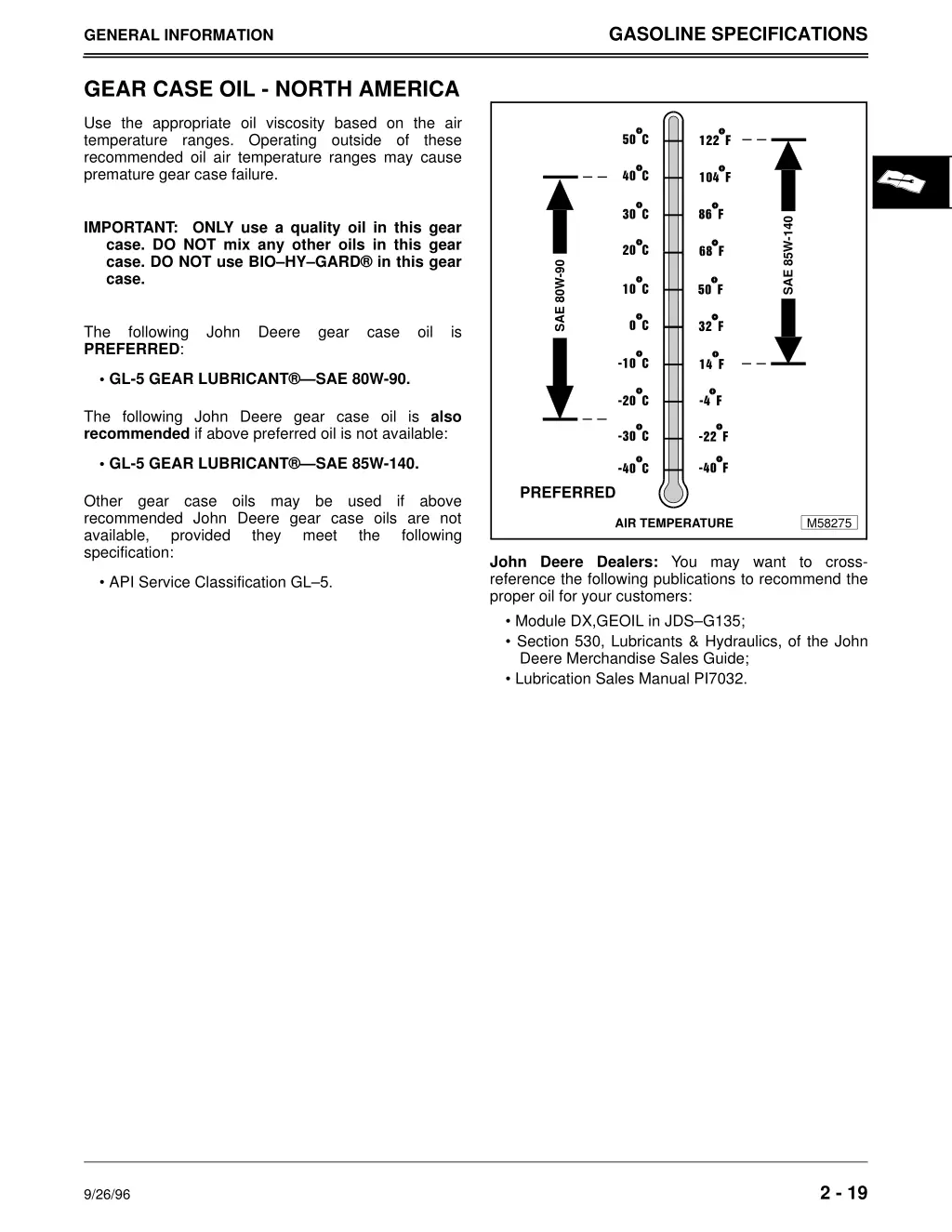 gasoline specifications 4