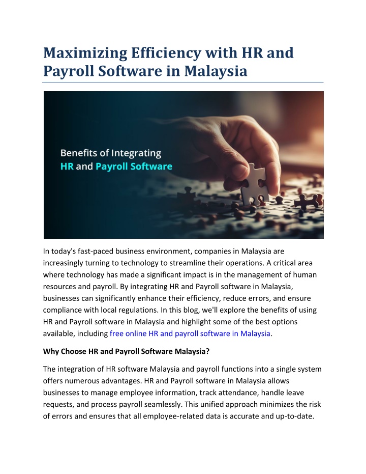 maximizing efficiency with hr and payroll