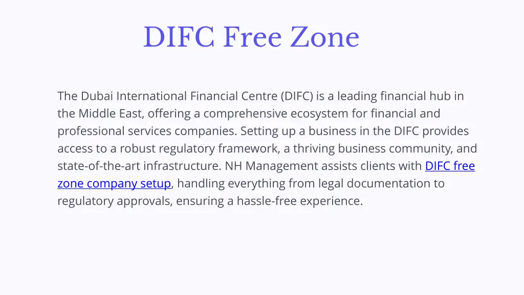 difc free zone